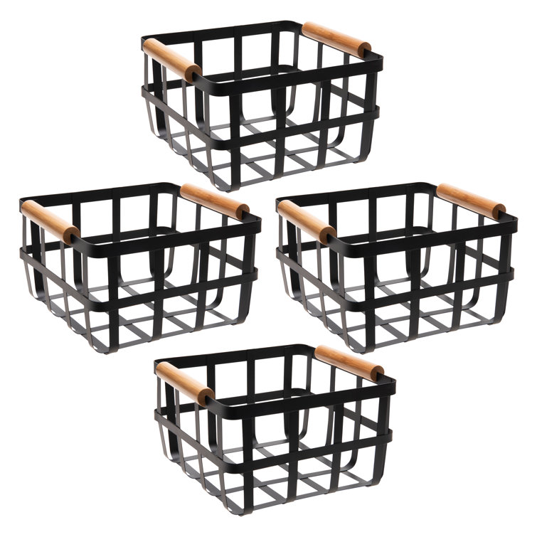 Rebrilliant Metal Basket Set Wayfair